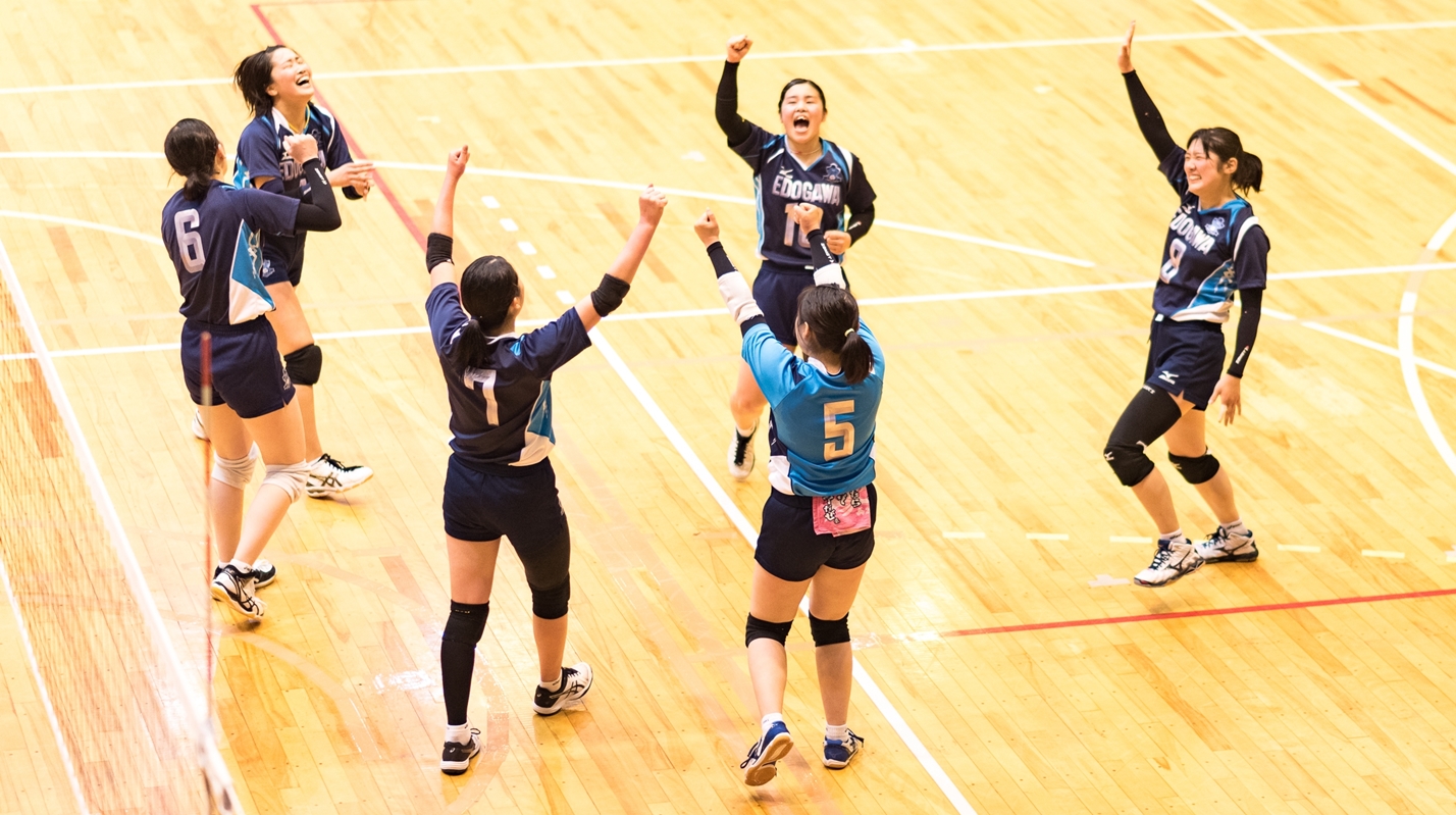 学校法人江戸川学園 江戸川大学 女子バレーボール部が昨年度の秋季優勝チームに勝利し 2 位浮上