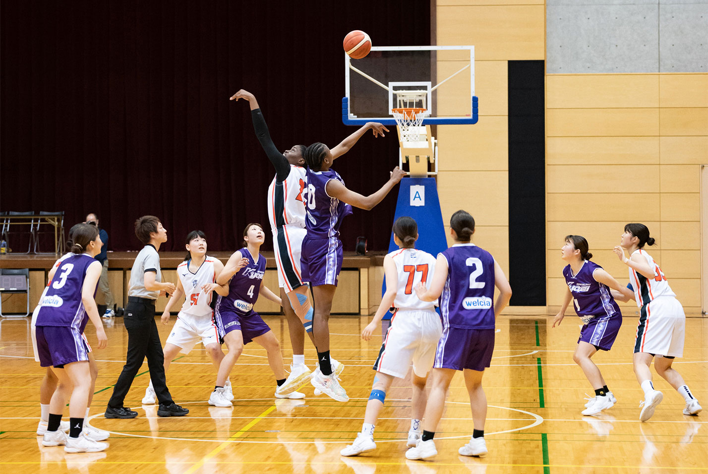 第14回関東大学女子バスケットボール新人戦　江戸川大学対共栄大学