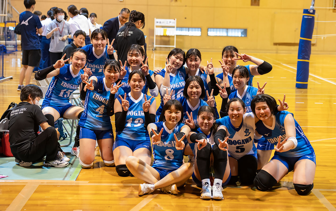 2024年度春季関東大学女子2部バレーボールリーグ戦第4戦　神奈川大学戦　集合写真